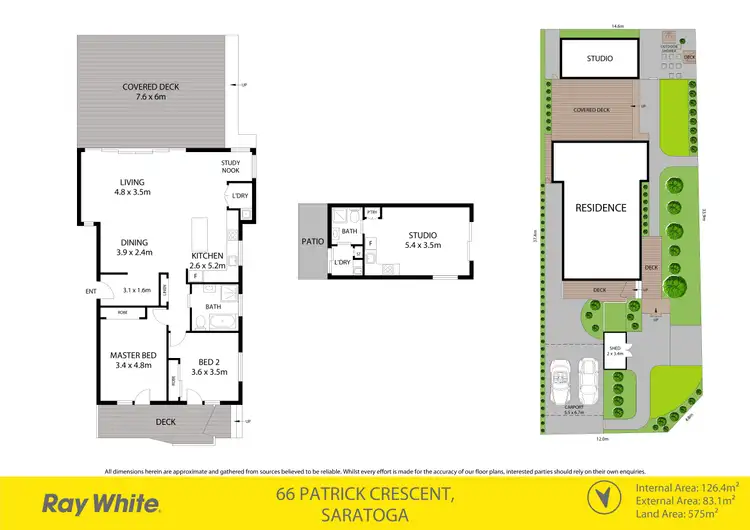 Floorplan of Homely house listing, 66 Patrick Crescent, Saratoga NSW 2251