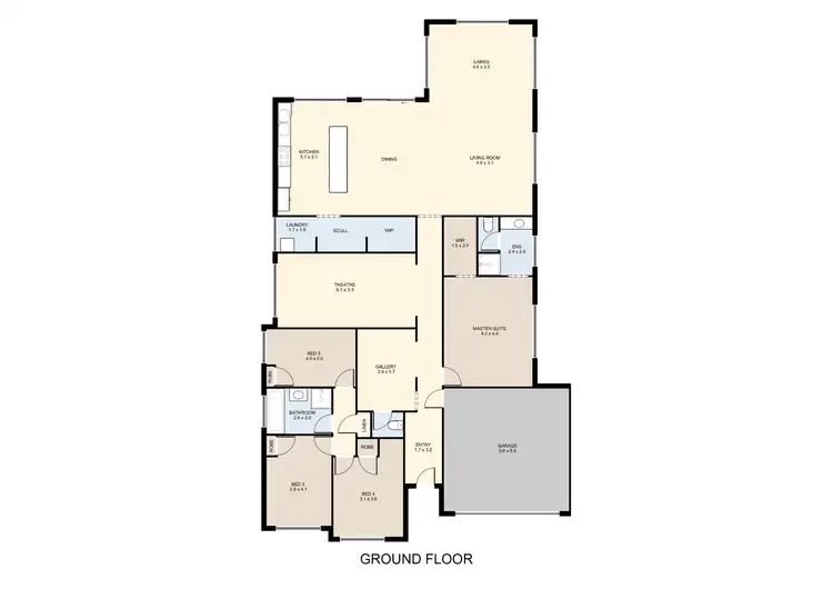 Floorplan of Homely house listing, 357 HAKEA Court, Nilgen WA 6044