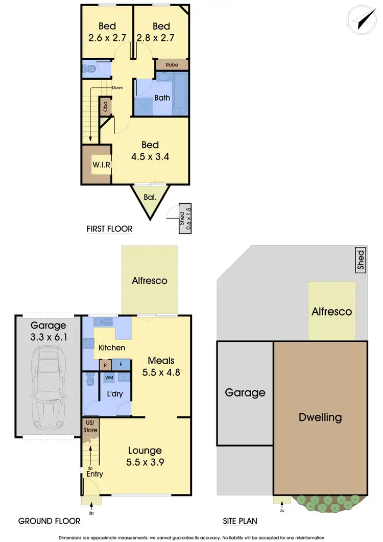 Floorplan of Homely house listing, 6/9 Ostia Court, Thomastown VIC 3074