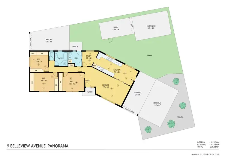 Floorplan of Homely house listing, 9 Belleview Avenue, Panorama SA 5041