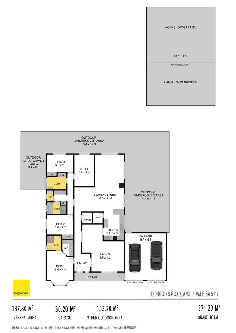 Floorplan of Homely house listing, 12 Higgins Road, Angle Vale SA 5117