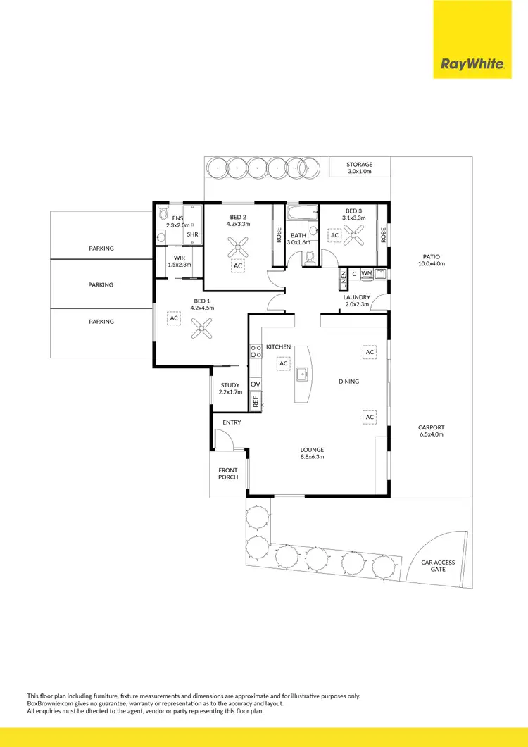 Floorplan of Homely house listing, 6 Hurcombe Street, West Beach SA 5024