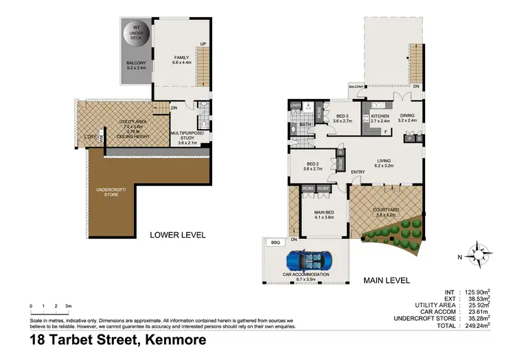 Floorplan of Homely house listing, 18 Tarbet Street, Kenmore QLD 4069