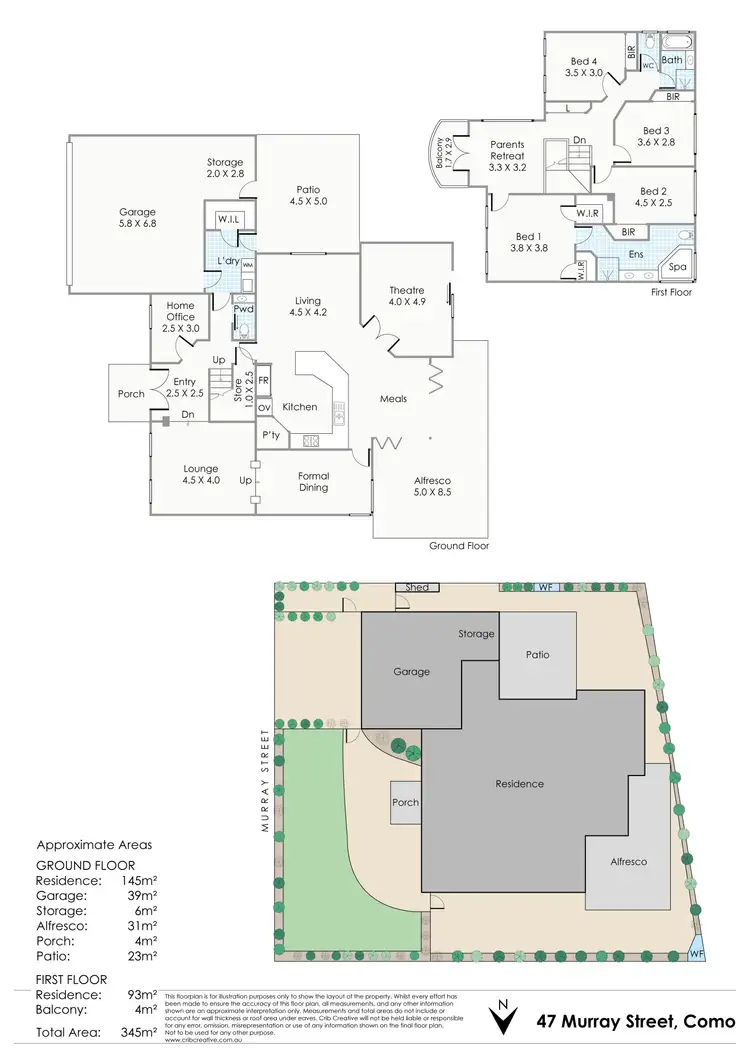 Floorplan of Homely house listing, 47 Murray Street, Como WA 6152