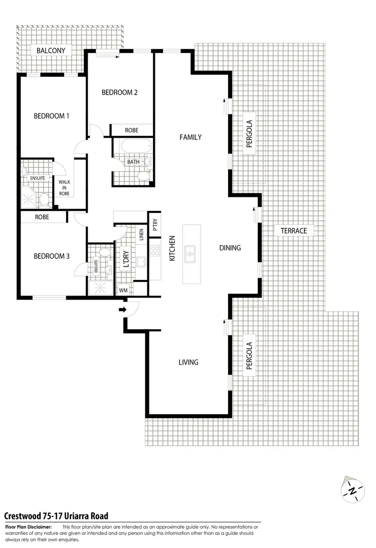 Floorplan of Homely unit listing, 25A/17 Uriarra Road, Queanbeyan NSW 2620