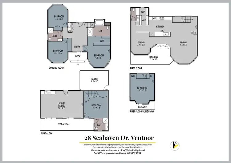 Floorplan of Homely house listing, 28 Seahaven Drive, Ventnor VIC 3922