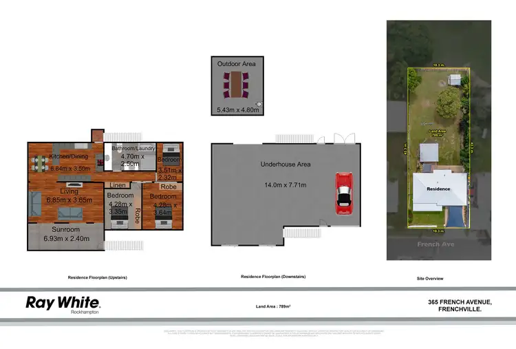 Floorplan of Homely house listing, 365 French Avenue, Frenchville QLD 4701