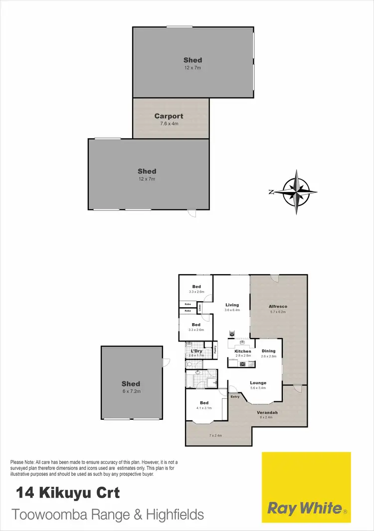 Floorplan of Homely house listing, 14 Kikuyu Court, Meringandan West QLD 4352
