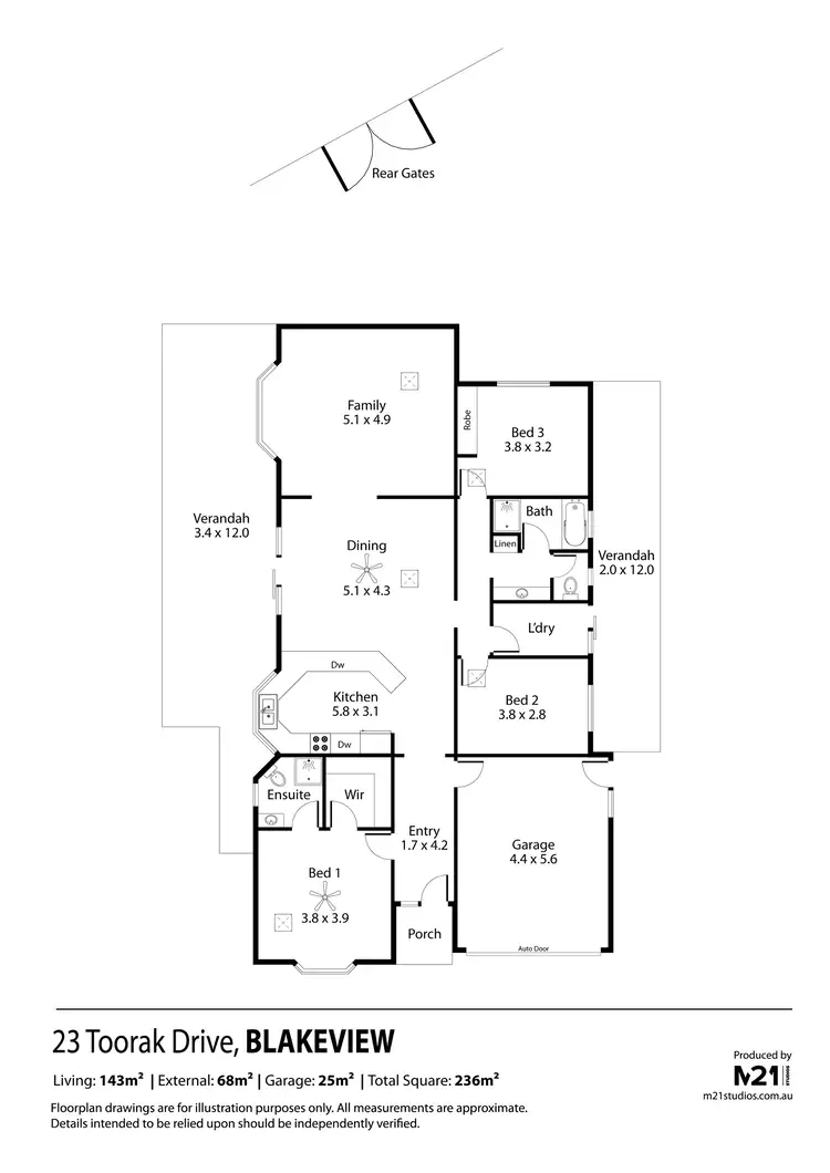Floorplan of Homely house listing, 23 Toorak Drive, Blakeview SA 5114