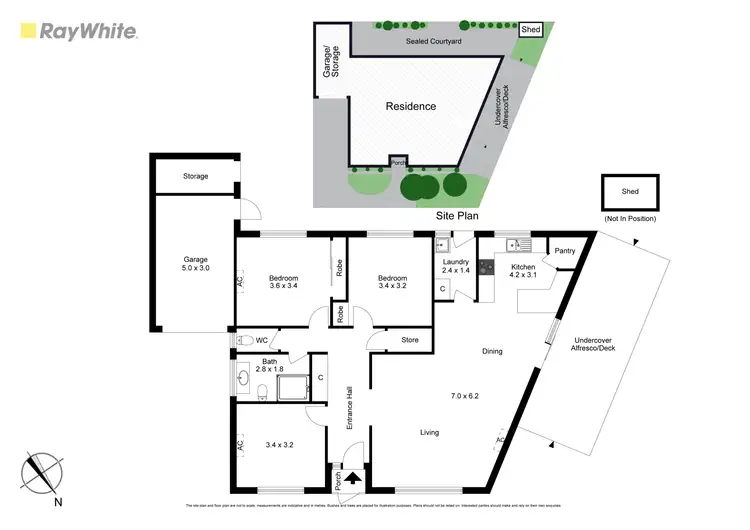 Floorplan of Homely unit listing, 6/3-5 Carlisle Crescent, Hughesdale VIC 3166