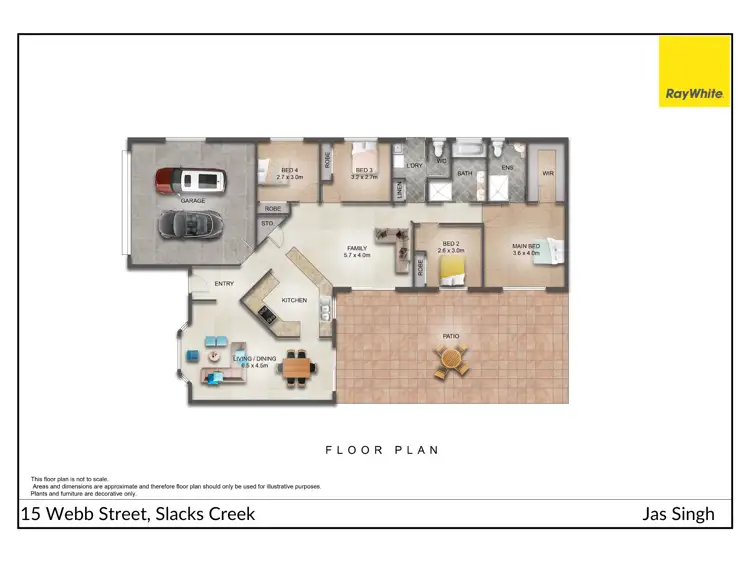 Floorplan of Homely house listing, 15 Webb Street, Slacks Creek QLD 4127