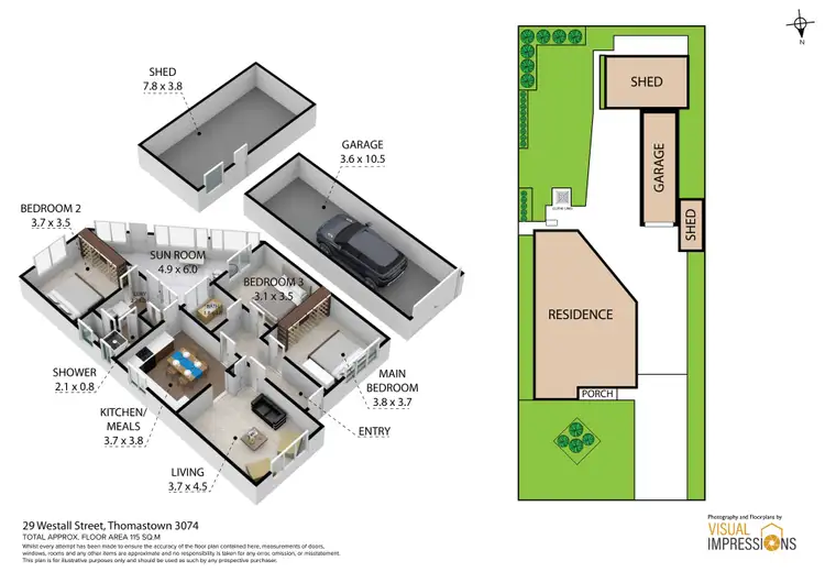 Floorplan of Homely house listing, 29 Westall Street, Thomastown VIC 3074