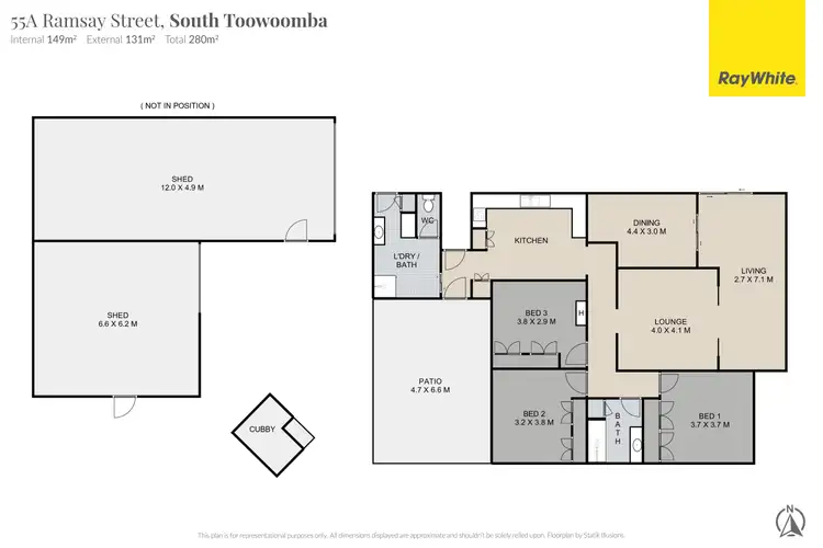 Floorplan of Homely house listing, 55A Ramsay Street, South Toowoomba QLD 4350