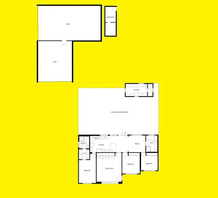 Floorplan of Homely house listing, 52 Seventh Street Extension, Birdwoodton VIC 3505