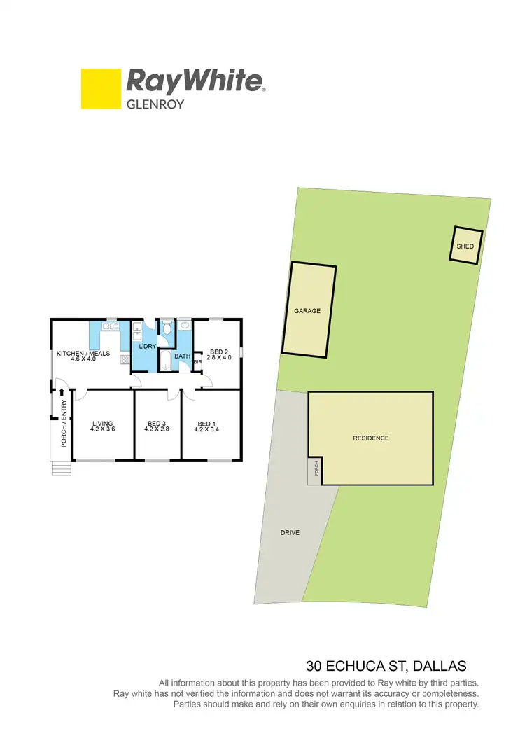 Floorplan of Homely house listing, 30 Echuca Street, Dallas VIC 3047