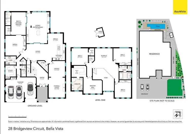 Floorplan of Homely house listing, 28 Bridgeview Circuit, Bella Vista NSW 2153