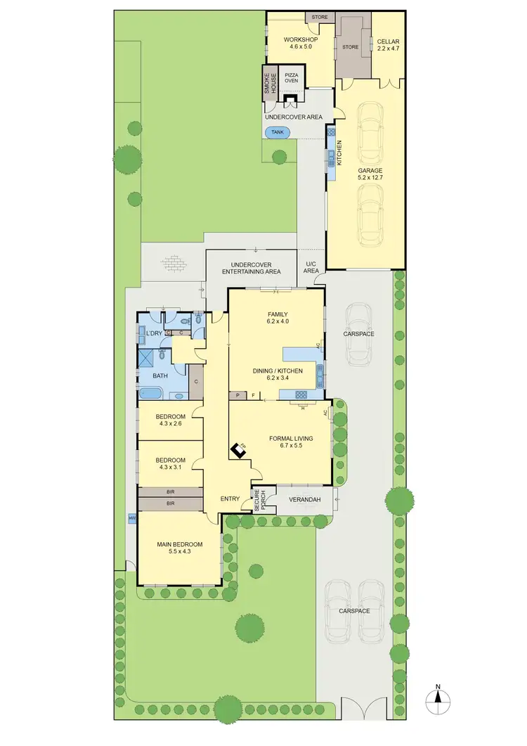Floorplan of Homely house listing, 41 The Grove, Coburg VIC 3058