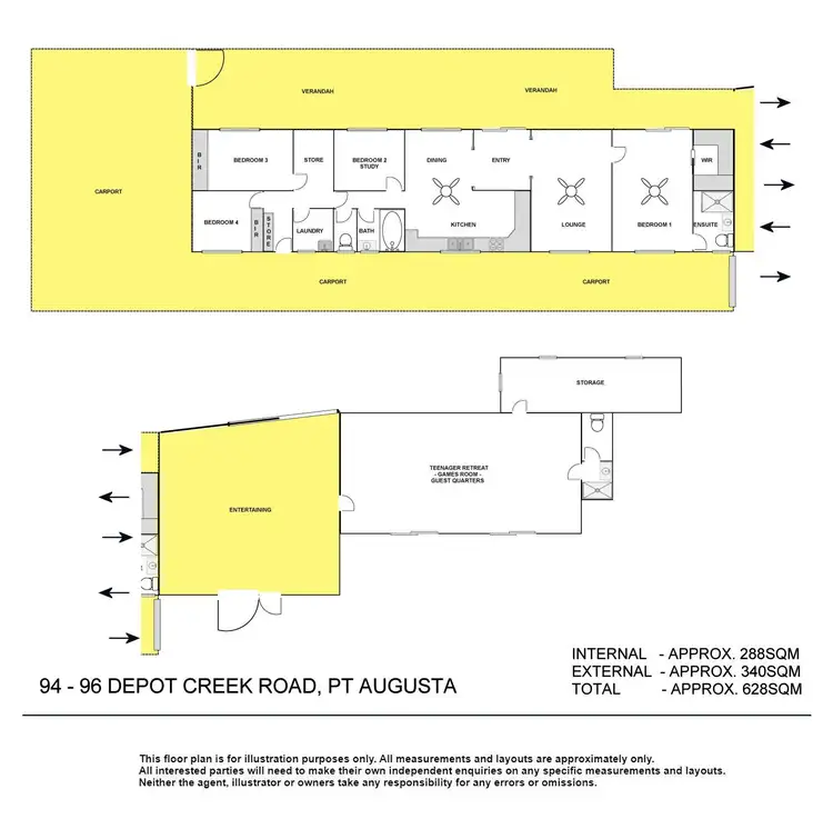 Floorplan of Homely house listing, 94 - 96 Depot Creek Road, Port Augusta SA 5700