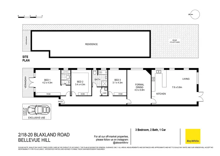 Floorplan of Homely apartment listing, 2/18-20 Blaxland Road, Bellevue Hill NSW 2023