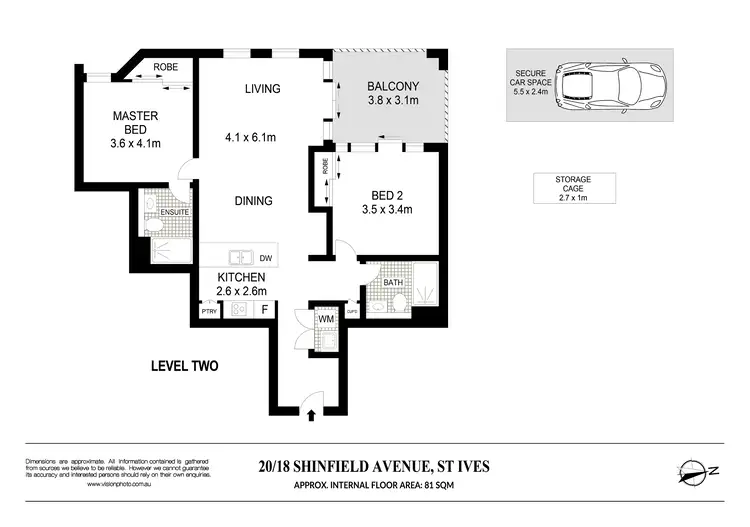 Floorplan of Homely apartment listing, 20/18 Shinfield Avenue, St Ives NSW 2075