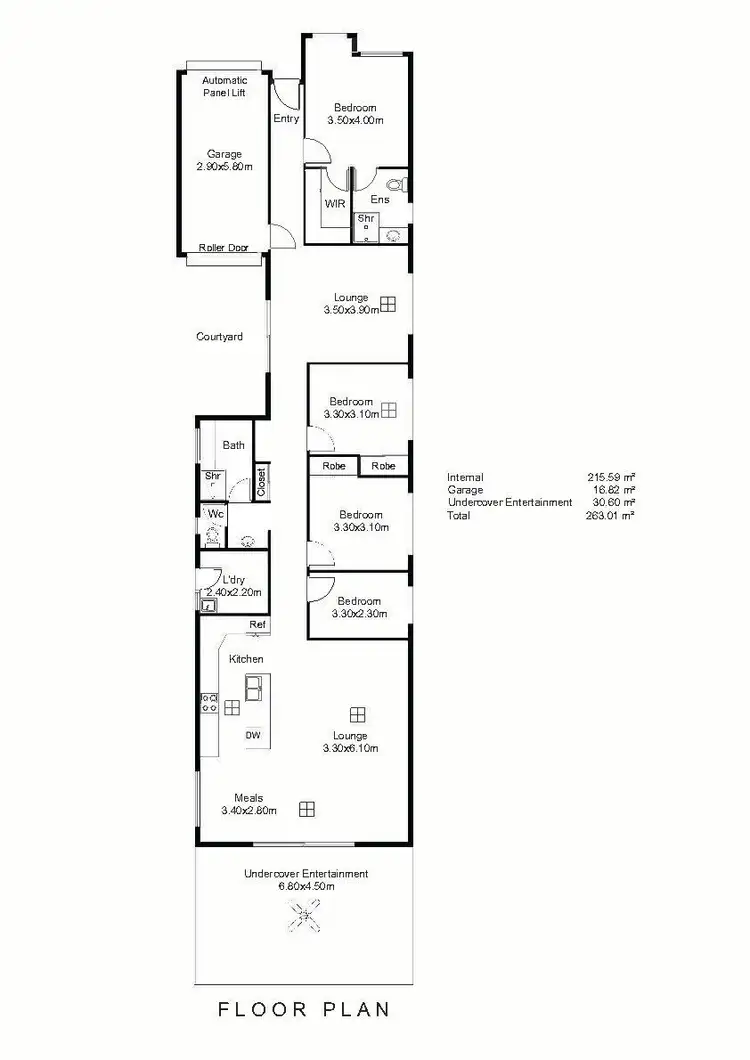 Floorplan of Homely house listing, 36A Wood Street, Kurralta Park SA 5037