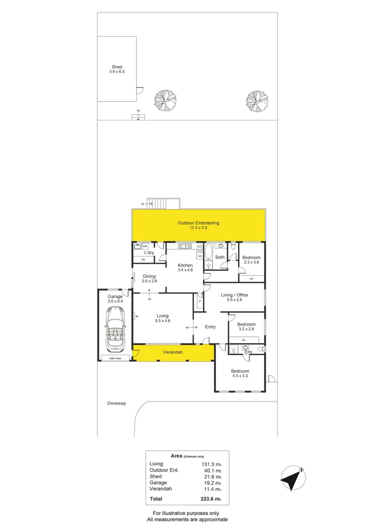 Floorplan of Homely house listing, 46 Burbank Avenue, Bedford Park SA 5042