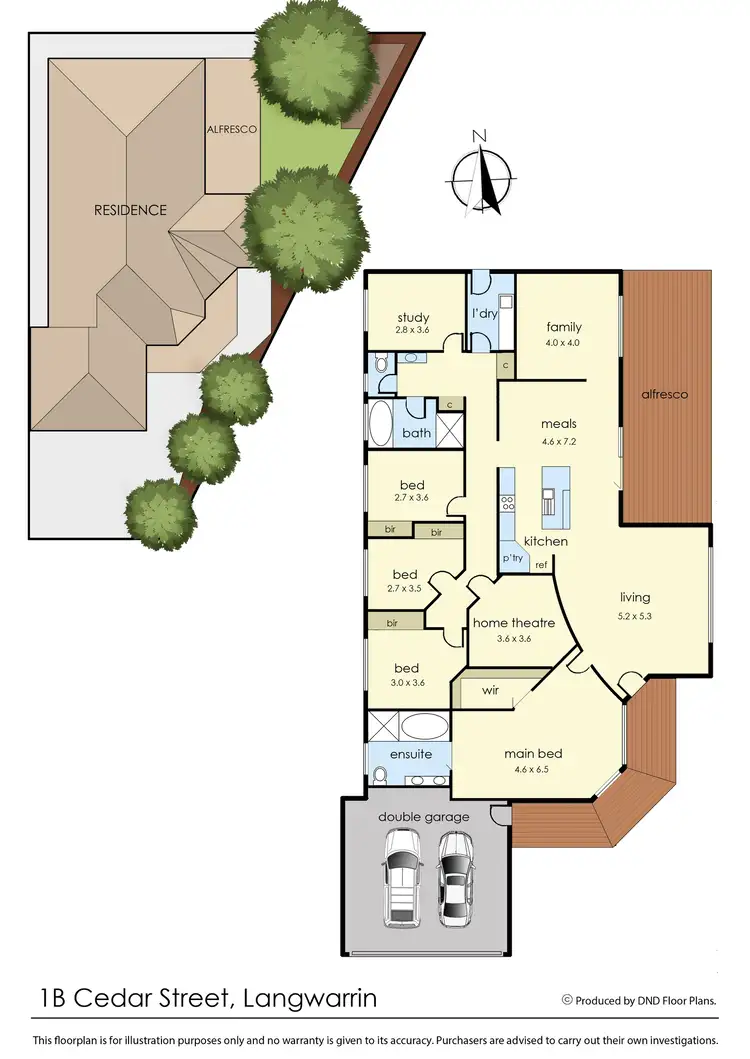 Floorplan of Homely house listing, 1B Cedar Street, Langwarrin VIC 3910