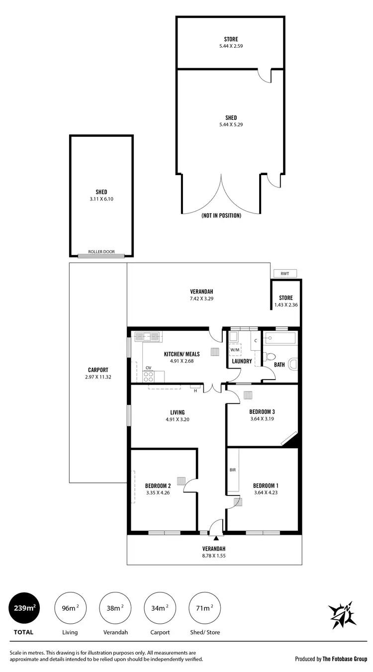 Floorplan of Homely house listing, 33 Ivey Street, Ottoway SA 5013