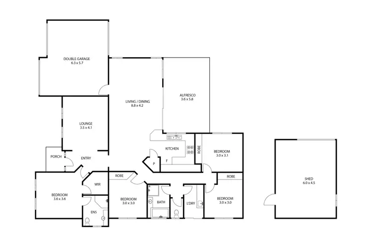 Floorplan of Homely house listing, 10 Alexia Street, Pittsworth QLD 4356