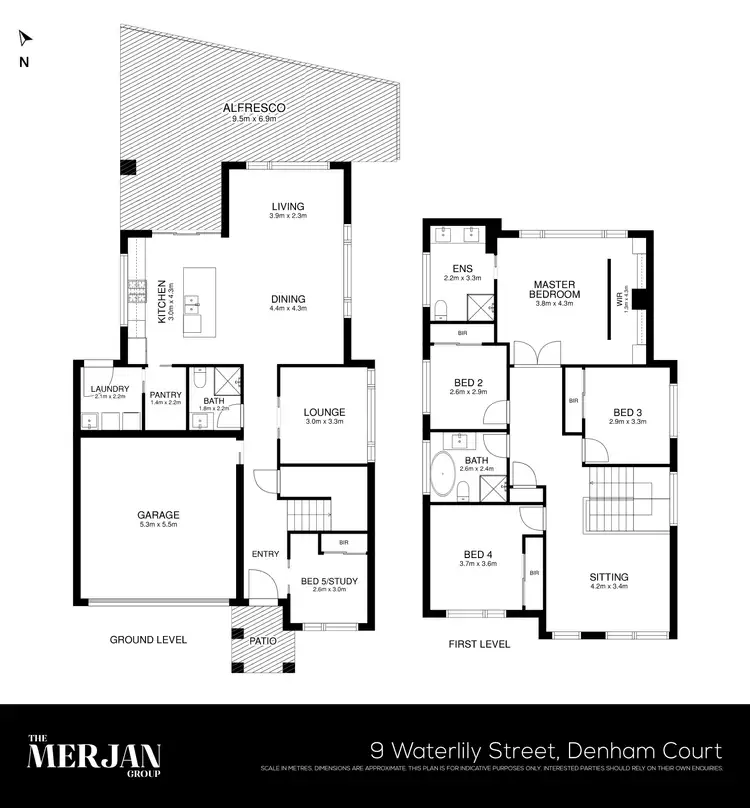 Floorplan of Homely house listing, 9 Waterlily Street, Denham Court NSW 2565