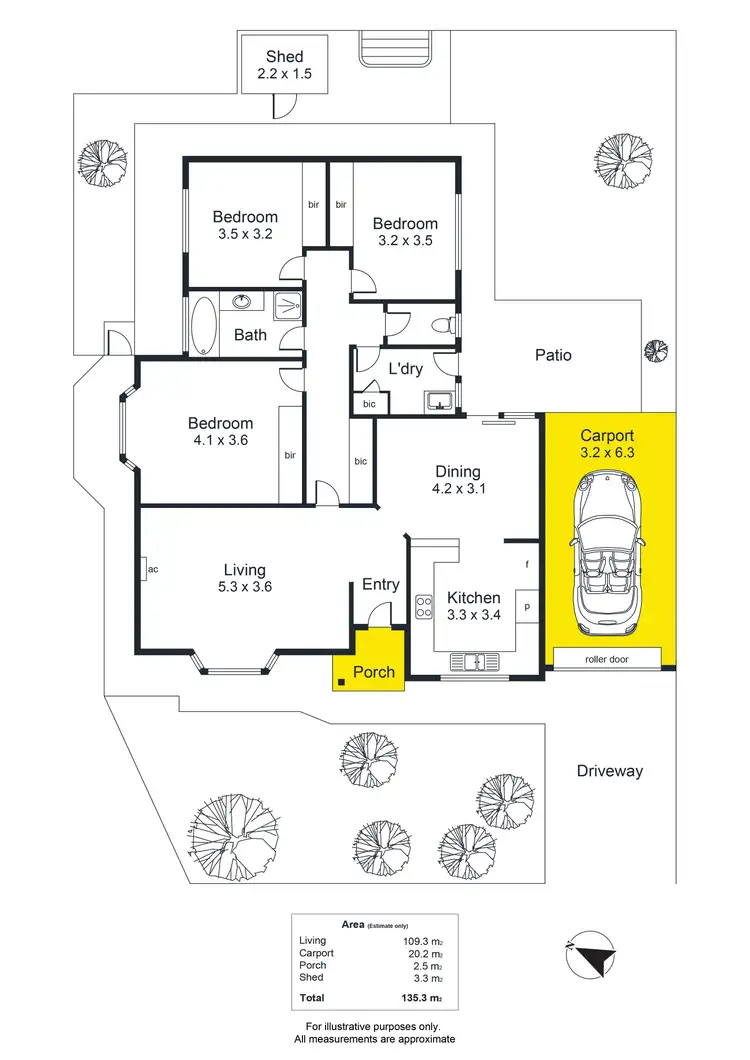 Floorplan of Homely unit listing, 1 Halifax Street, Hilton SA 5033