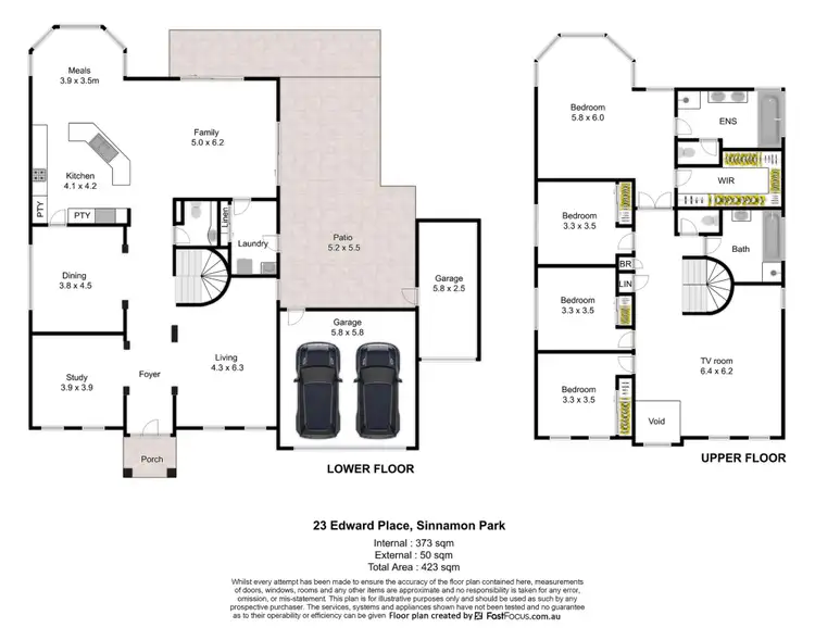 Floorplan of Homely house listing, 23 Edward Place, Sinnamon Park QLD 4073