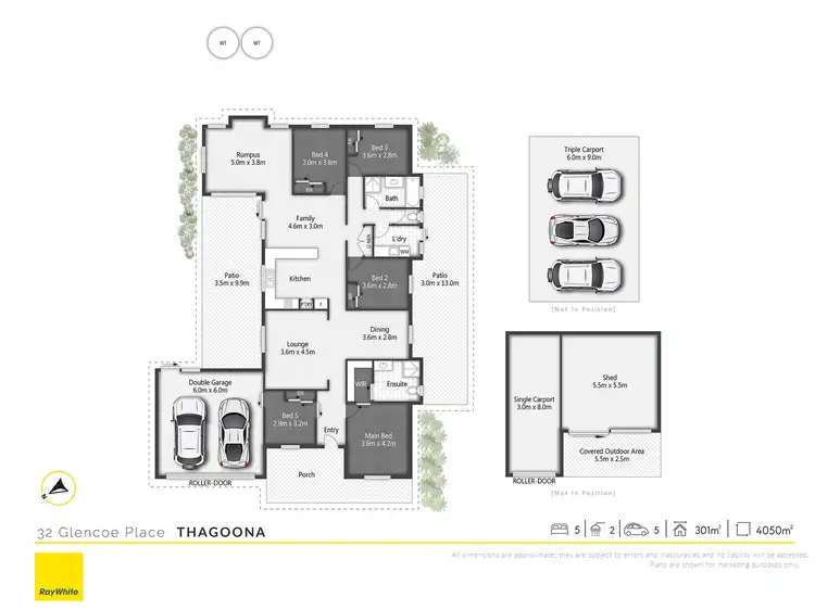 Floorplan of Homely house listing, 32 Glencoe Place, Thagoona QLD 4306