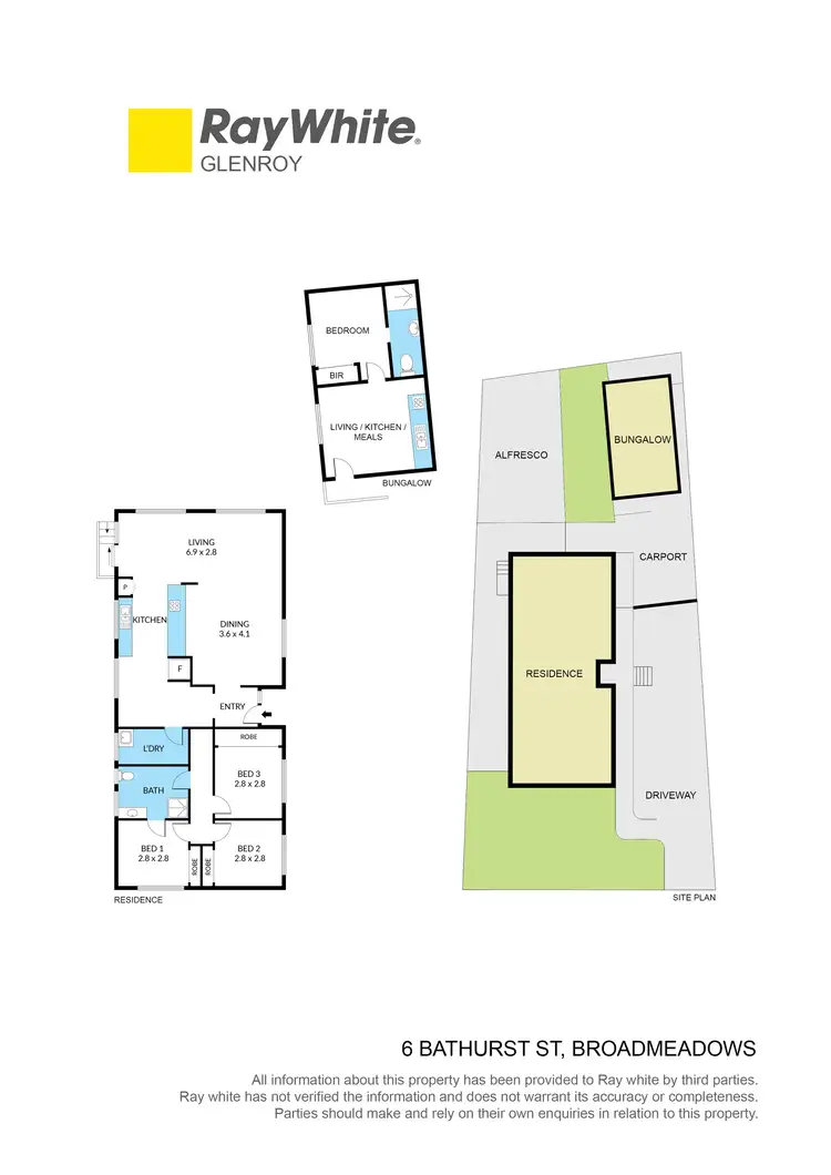 Floorplan of Homely house listing, 6 Bathurst Street, Broadmeadows VIC 3047