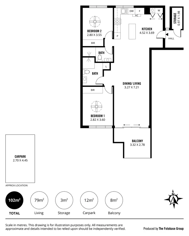 Floorplan of Homely other listing, 213/301 St Clair Avenue, St Clair SA 5011