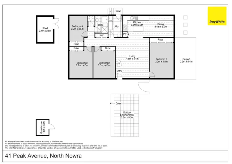 Floorplan of Homely house listing, 41 Peak Avenue, North Nowra NSW 2541