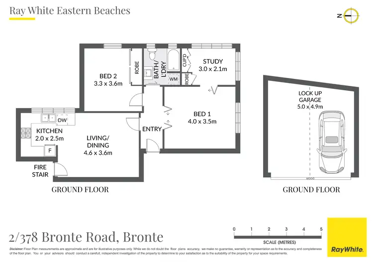 Floorplan of Homely apartment listing, 2/378 Bronte Road, Bronte NSW 2024