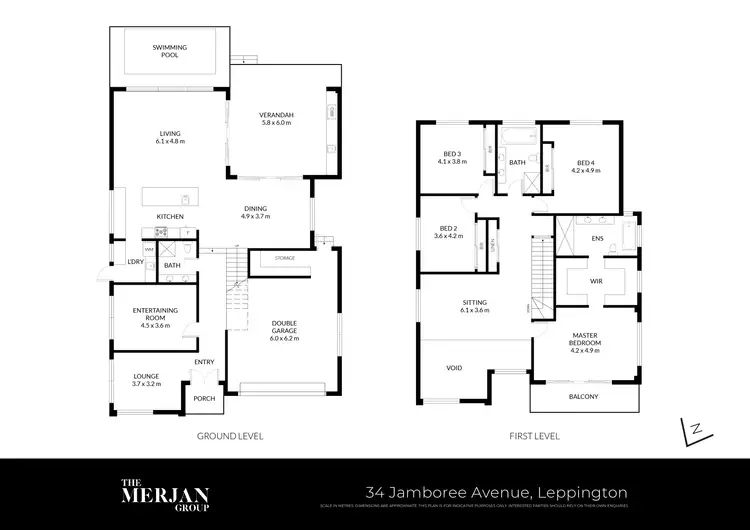 Floorplan of Homely house listing, 34 Jamboree Avenue, Leppington NSW 2179