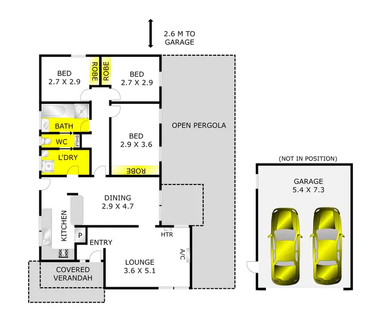 Floorplan of Homely house listing, 8 Kyema Drive, Lara VIC 3212