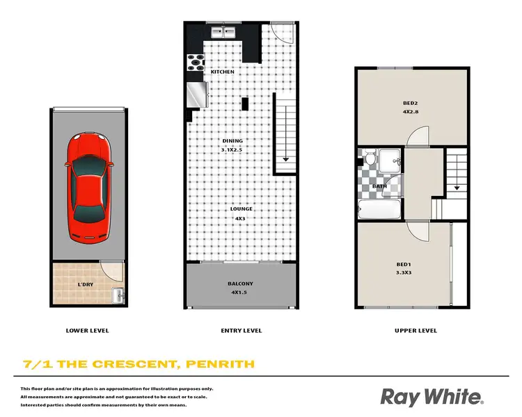 Floorplan of Homely unit listing, 7/1-2 The Crescent, Penrith NSW 2750