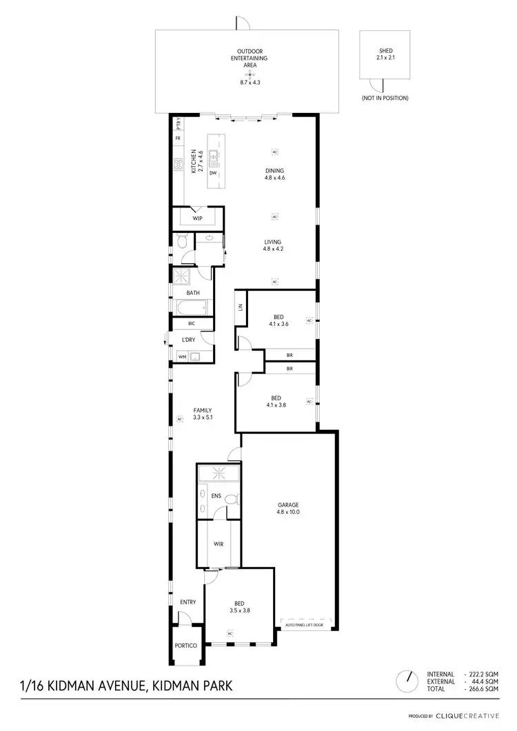 Floorplan of Homely house listing, 1/16 Kidman Avenue, Kidman Park SA 5025