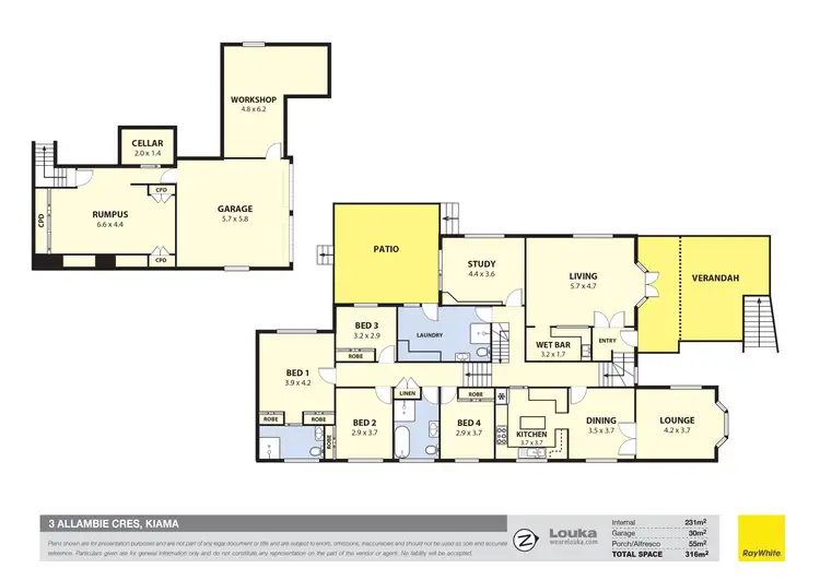 Floorplan of Homely house listing, 3 Allambie Crescent, Kiama NSW 2533