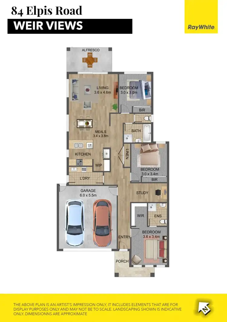 Floorplan of Homely house listing, 84 Elpis Road, Weir Views VIC 3338