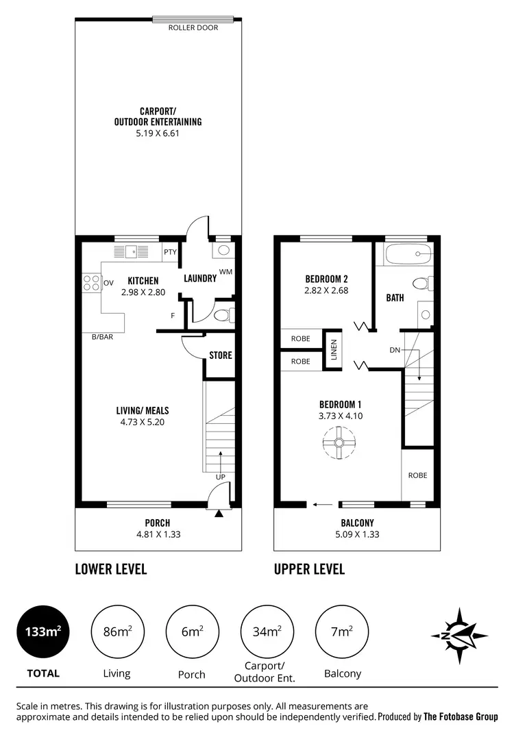 Floorplan of Homely house listing, 1/144 Port Road, Alberton SA 5014