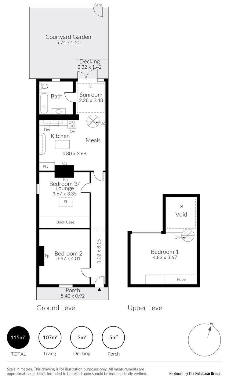 Floorplan of Homely house listing, 5 Little Grenfell Street, Kent Town SA 5067