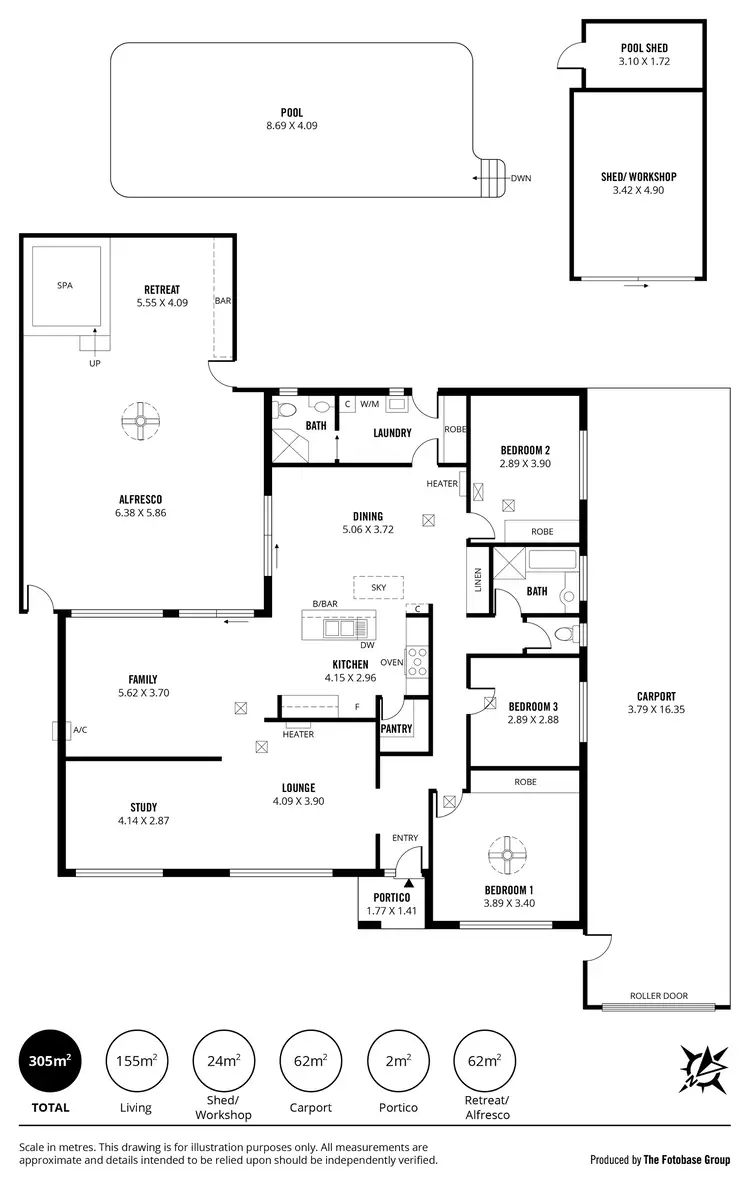 Floorplan of Homely house listing, 17 Garnet Crescent, Flagstaff Hill SA 5159