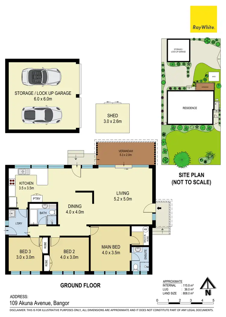 Floorplan of Homely house listing, 109 Akuna Avenue, Bangor NSW 2234