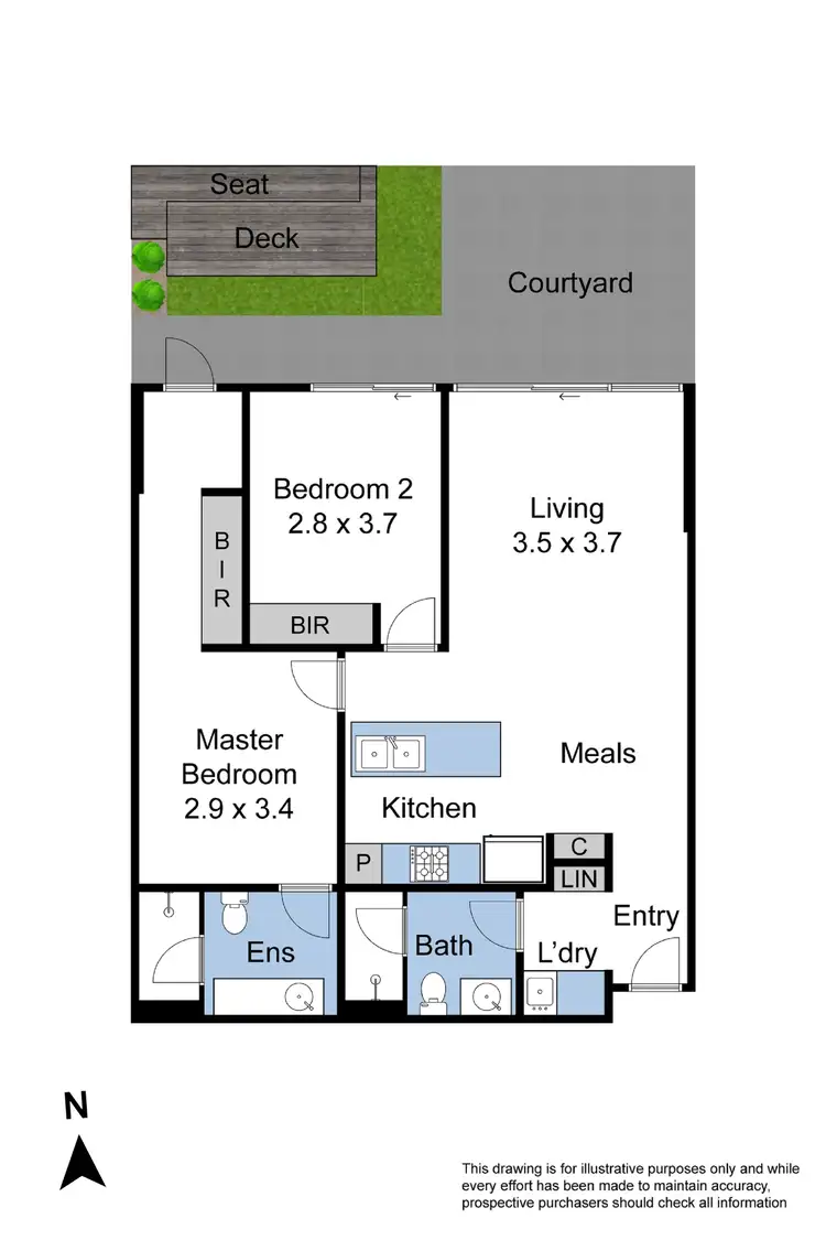 Floorplan of Homely apartment listing, G03/5 Sovereign Point Court, Doncaster VIC 3108