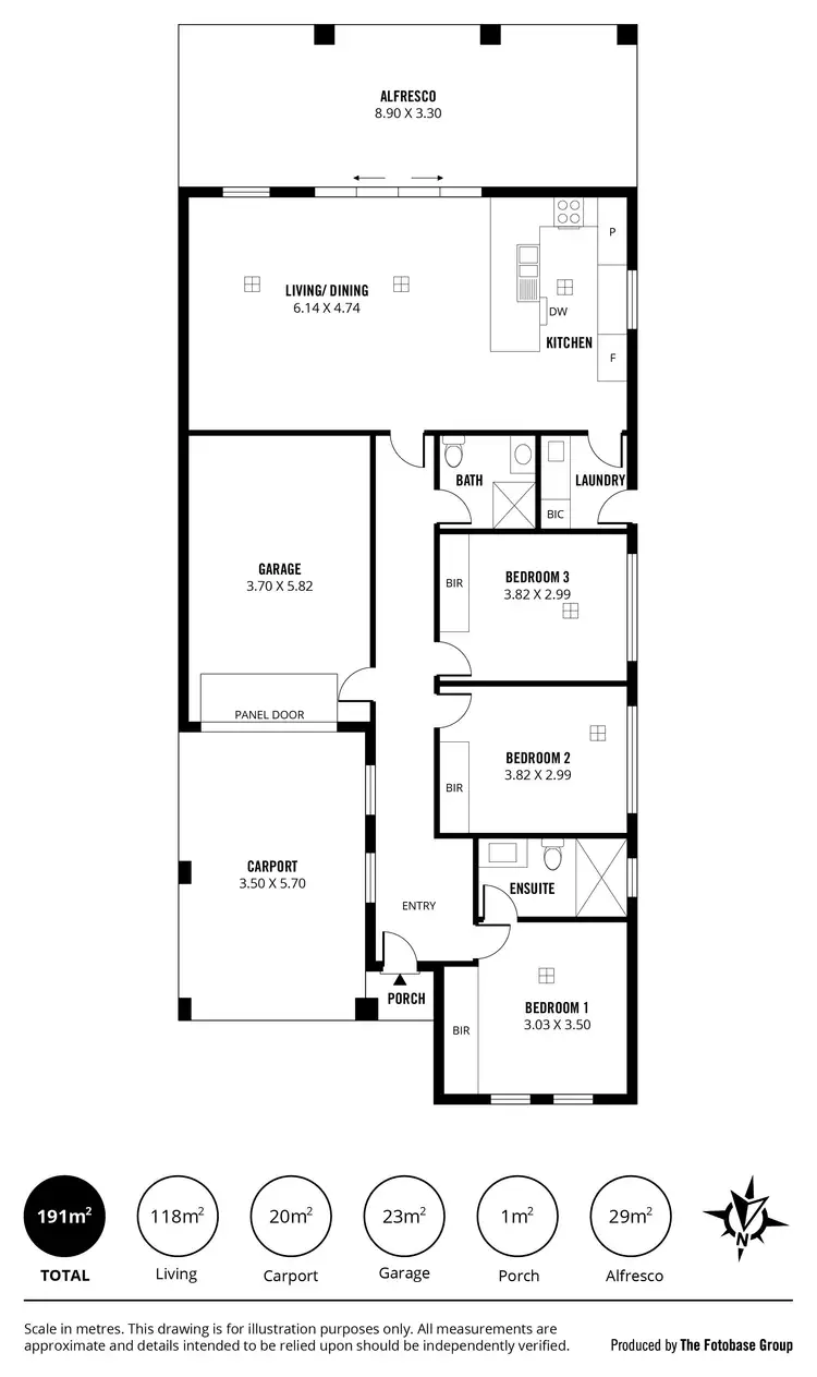 Floorplan of Homely house listing, 16A Munro Avenue, Seaton SA 5023