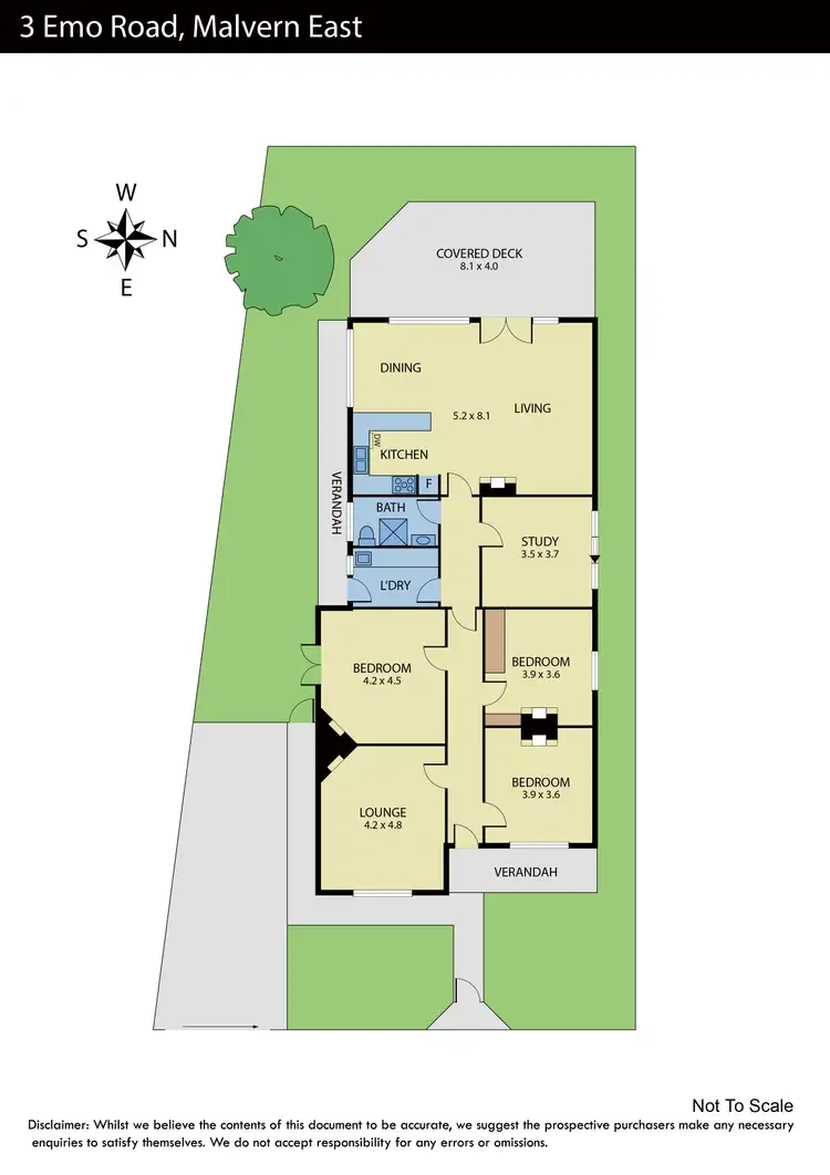 Floorplan of Homely house listing, 3 Emo Road, Malvern East VIC 3145